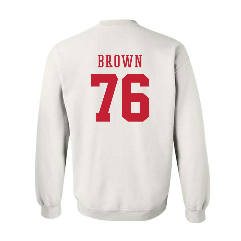 Arizona - NCAA Football : Jordan Brown - Sports Shersey Crewneck Sweatshirt-1