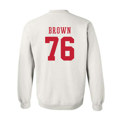Arizona - NCAA Football : Jordan Brown - Sports Shersey Crewneck Sweatshirt-1