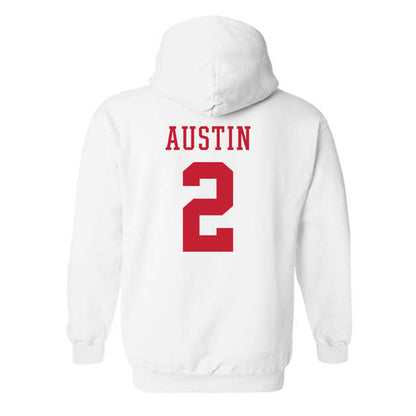 Arizona - NCAA Football : Daylen Austin - Sports Shersey Hooded Sweatshirt-1