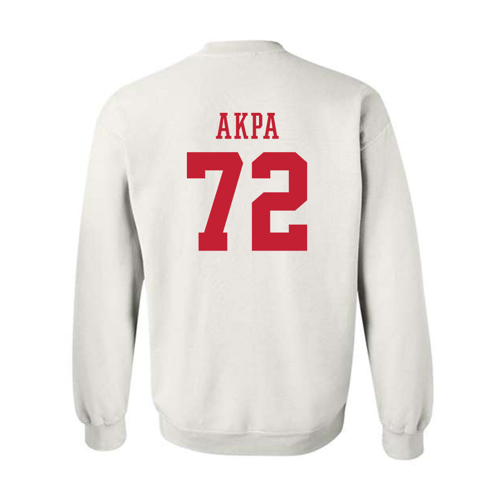 Arizona - NCAA Football : Louis Akpa - Sports Shersey Crewneck Sweatshirt-1