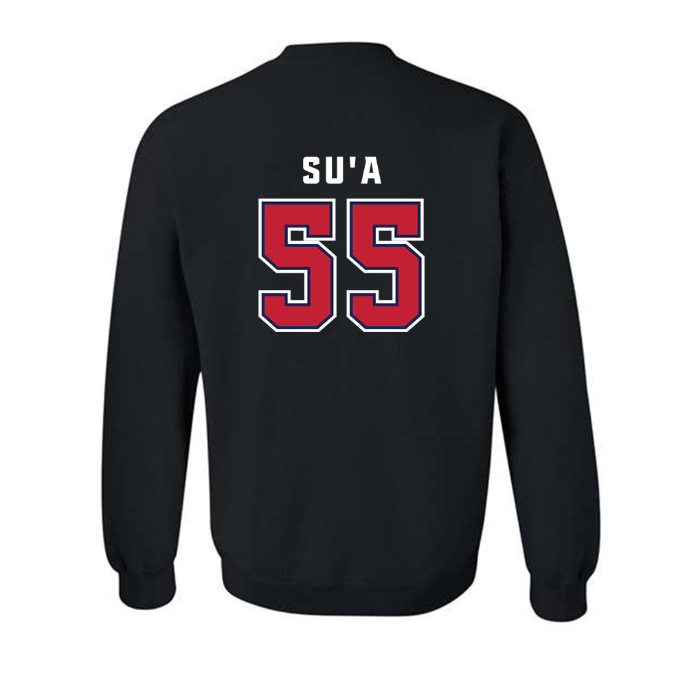 Arizona - NCAA Football : Leviticus Su'a - Sports Shersey Crewneck Sweatshirt