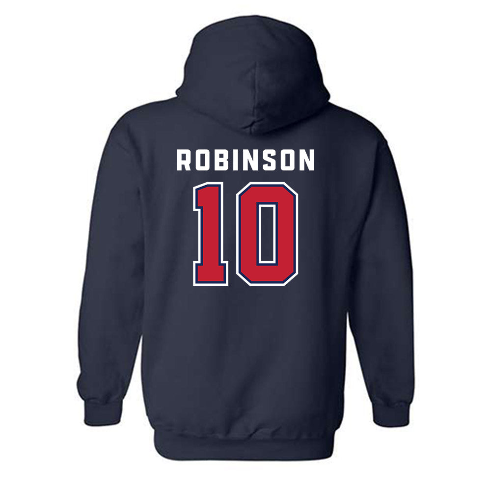 Arizona - NCAA Football : Myron Robinson - Sports Shersey Hooded Sweatshirt-1