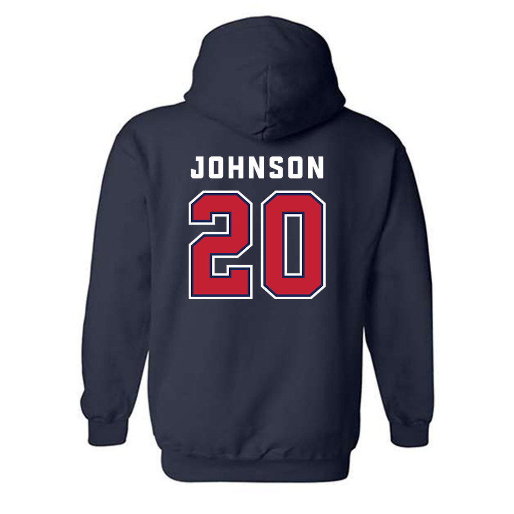 Arizona - NCAA Football : Brandon Johnson - Sports Shersey Hooded Sweatshirt-1