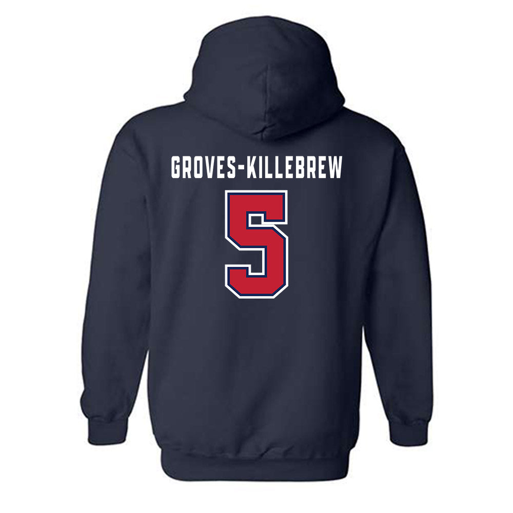 Arizona - NCAA Football : Marquis Groves-Killebrew - Sports Shersey Hooded Sweatshirt-1