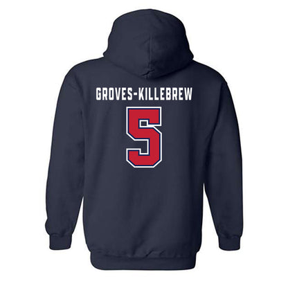 Arizona - NCAA Football : Marquis Groves-Killebrew - Sports Shersey Hooded Sweatshirt-1