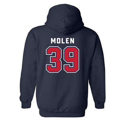 Arizona - NCAA Football : Broden Molen - Sports Shersey Hooded Sweatshirt-1