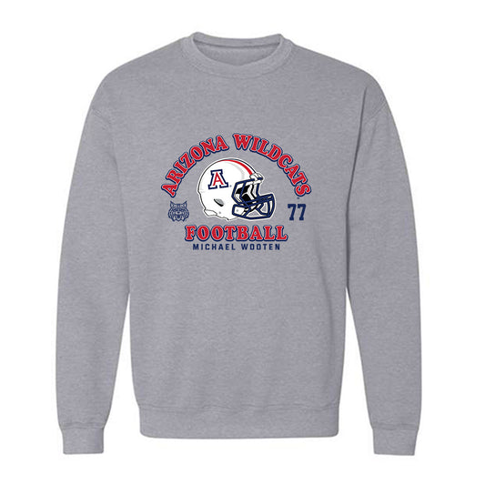 Arizona - NCAA Football : Michael Wooten - Sports Shersey Crewneck Sweatshirt-0