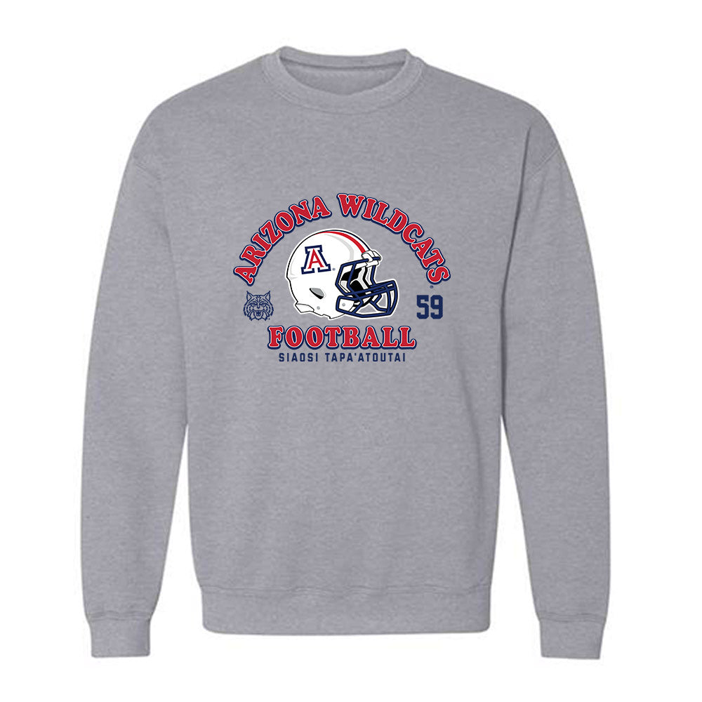 Arizona - NCAA Football : Siaosi Tapa'atoutai - Sports Shersey Crewneck Sweatshirt-0