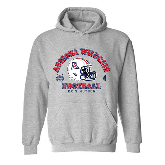 Arizona - NCAA Football : Kris Hutson - Sports Shersey Hooded Sweatshirt-0