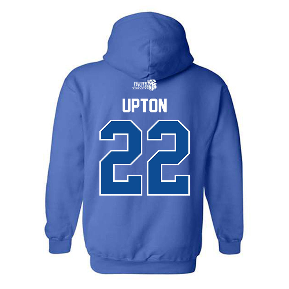 UAH - NCAA Baseball : Jayce Upton - Classic Shersey Hooded Sweatshirt-1