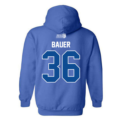 UAH - NCAA Men's Lacrosse : Andrew Bauer - Classic Shersey Hooded Sweatshirt-1