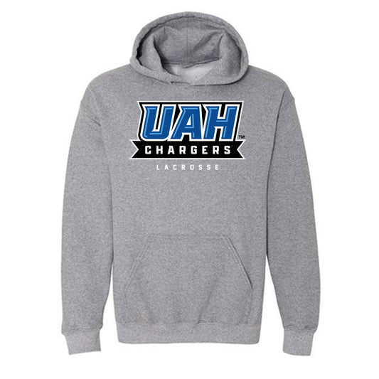 UAH - NCAA Men's Lacrosse : Dominic Hoch - Classic Shersey Hooded Sweatshirt-0