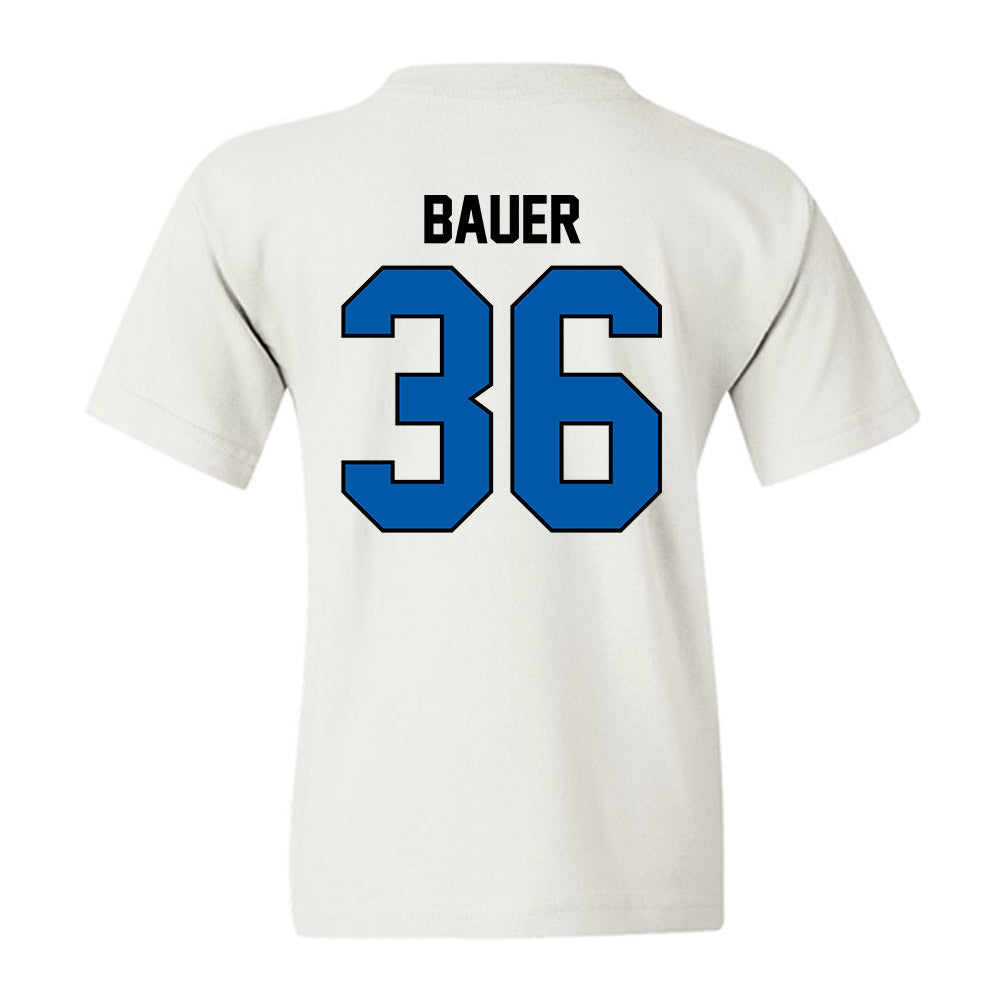 UAH - NCAA Men's Lacrosse : Andrew Bauer - Classic Shersey Youth T-Shirt-1