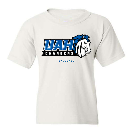 UAH - NCAA Baseball : Blake Saltzman - Classic Shersey Youth T-Shirt-0