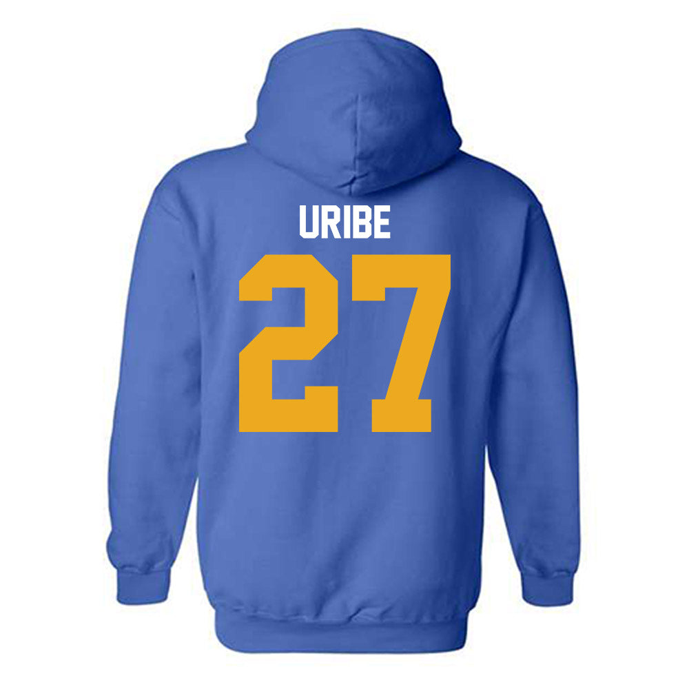 Albany State - NCAA Baseball : Mylon Uribe - Classic Shersey Hooded Sweatshirt-1