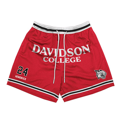 Davidson - NCAA Women's Lacrosse : Shannon Hendrick - Red Shorts