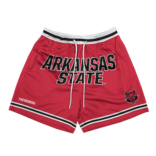Arkansas State - NCAA Women's Gymnastics : Alex Theodorou - Shorts-0