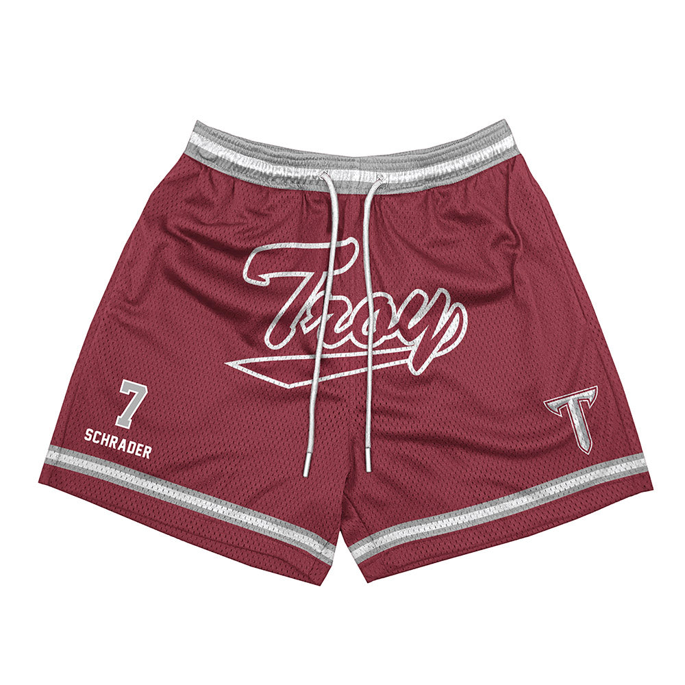 Troy - NCAA Baseball : Gavin Schrader - Shorts-0