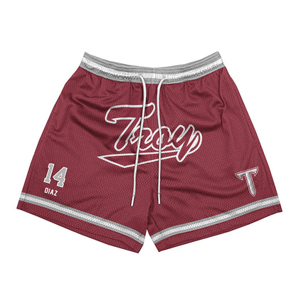 Troy - NCAA Baseball : Zaid Diaz - Shorts-0