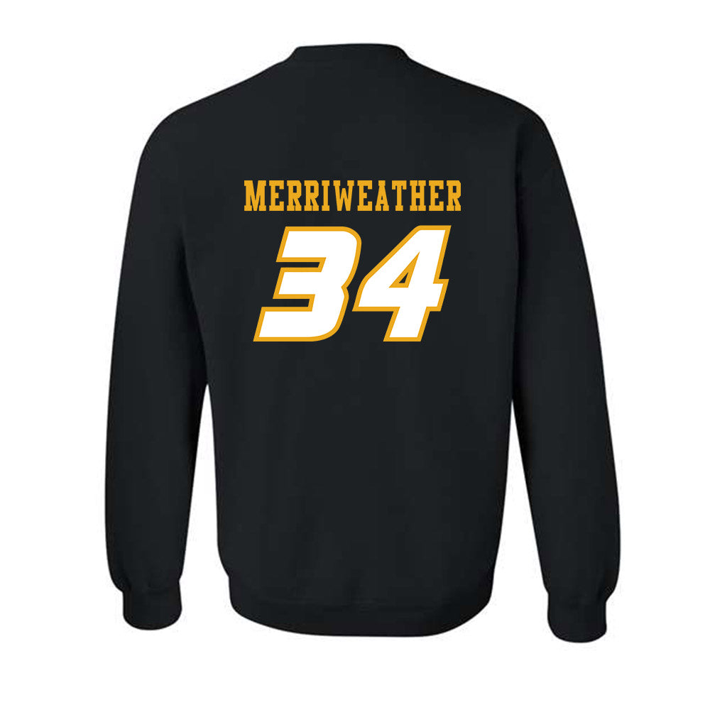 Missouri - NCAA Football : Ricardo Merriweather - STP Black Crewneck Sweatshirt