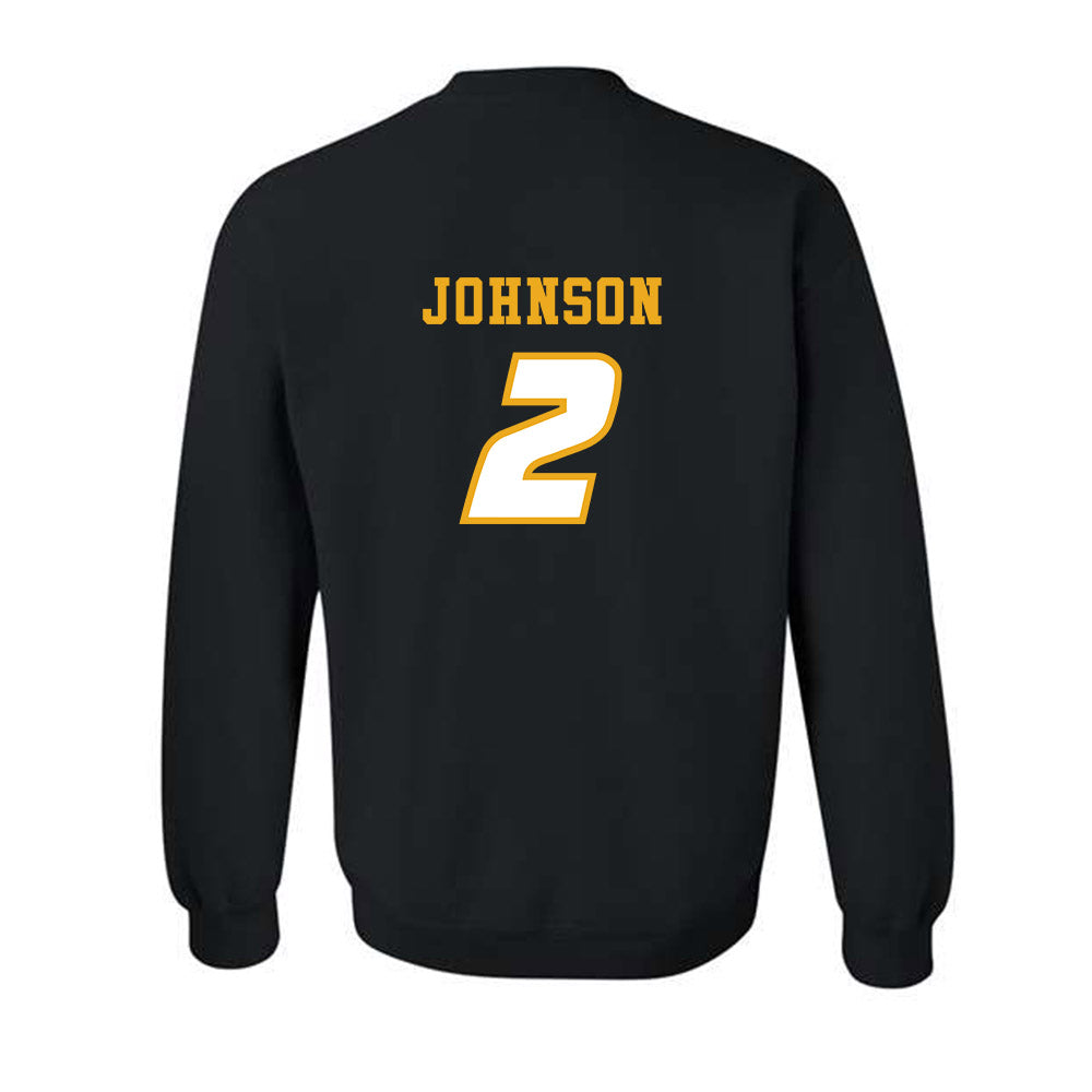 Missouri - NCAA Football : Marquis Johnson - STP Black Crewneck Sweatshirt