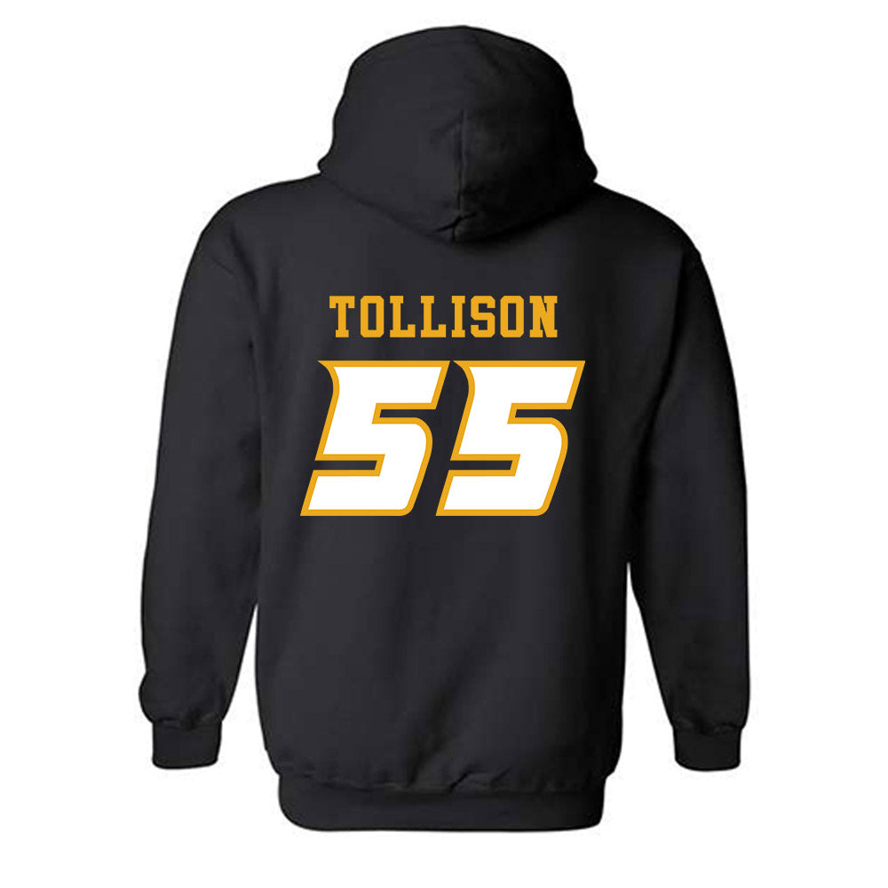 Missouri - NCAA Football : Connor Tollison - STP Black Hooded Sweatshirt