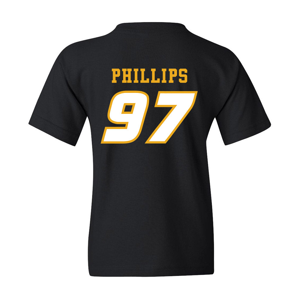 Missouri - NCAA Football : Orion Phillips - STP Black Youth T-Shirt