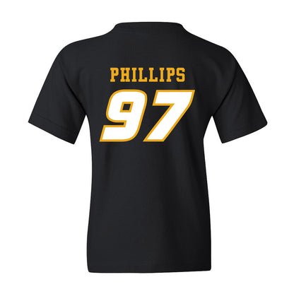 Missouri - NCAA Football : Orion Phillips - STP Black Youth T-Shirt