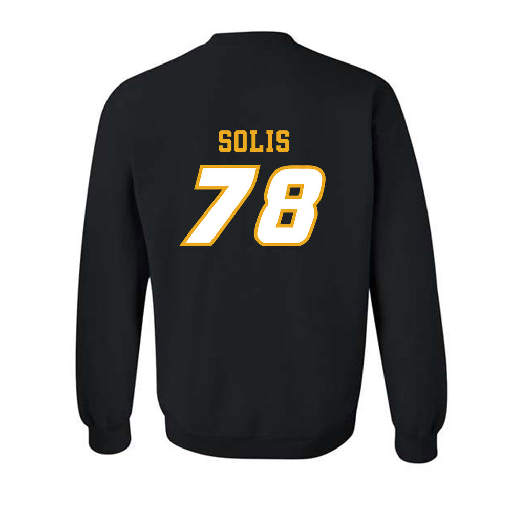 Missouri - NCAA Football : Brandon Solis - STP Black Crewneck Sweatshirt