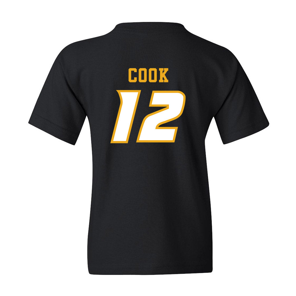 Missouri - NCAA Football : Brady Cook - STP Black Youth T-Shirt