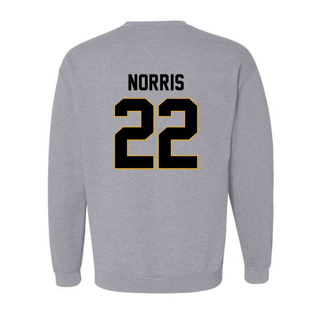 Missouri - NCAA Football : Will Norris - STP Grey Crewneck Sweatshirt