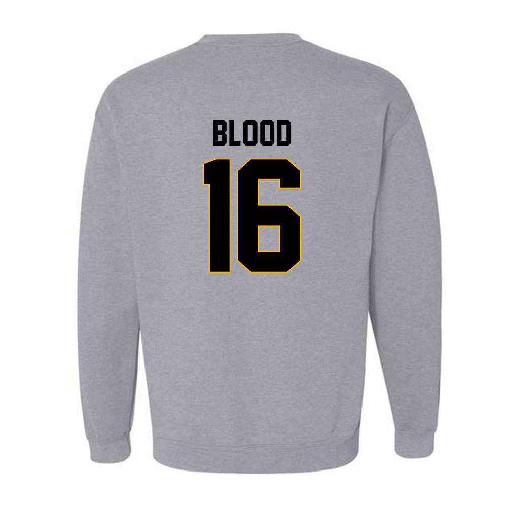 Missouri - NCAA Football : Daniel Blood - STP Grey Crewneck Sweatshirt