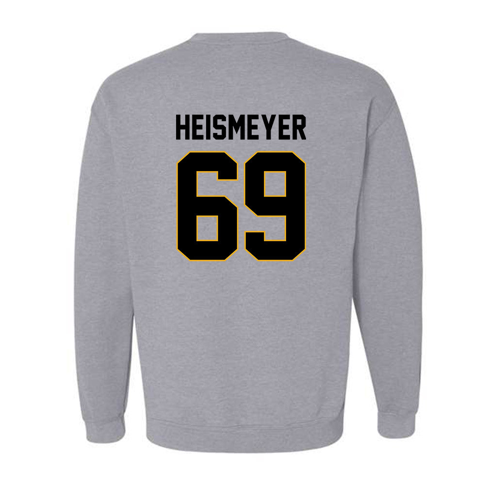 Missouri - NCAA Football : Drake Heismeyer - STP Grey Crewneck Sweatshirt