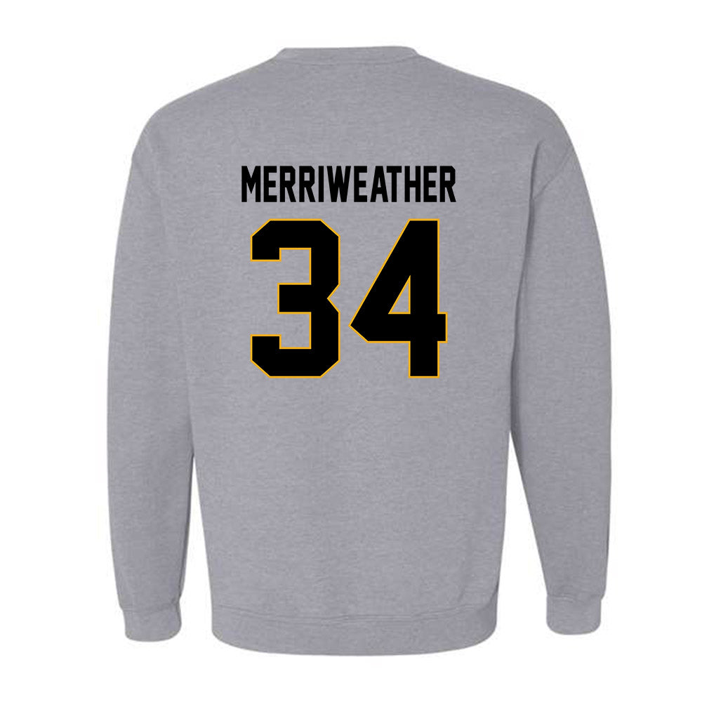 Missouri - NCAA Football : Ricardo Merriweather - STP Grey Crewneck Sweatshirt