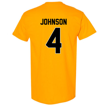 Missouri - NCAA Football : Trevez Johnson - STP Gold T-Shirt