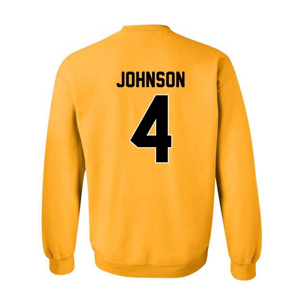 Missouri - NCAA Football : Trevez Johnson - STP Gold Crewneck Sweatshirt