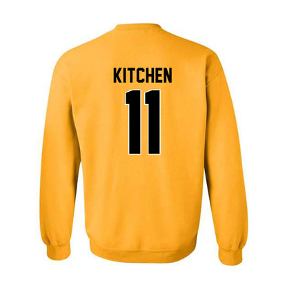 Missouri - NCAA Football : Langden Kitchen - STP Gold Crewneck Sweatshirt-1
