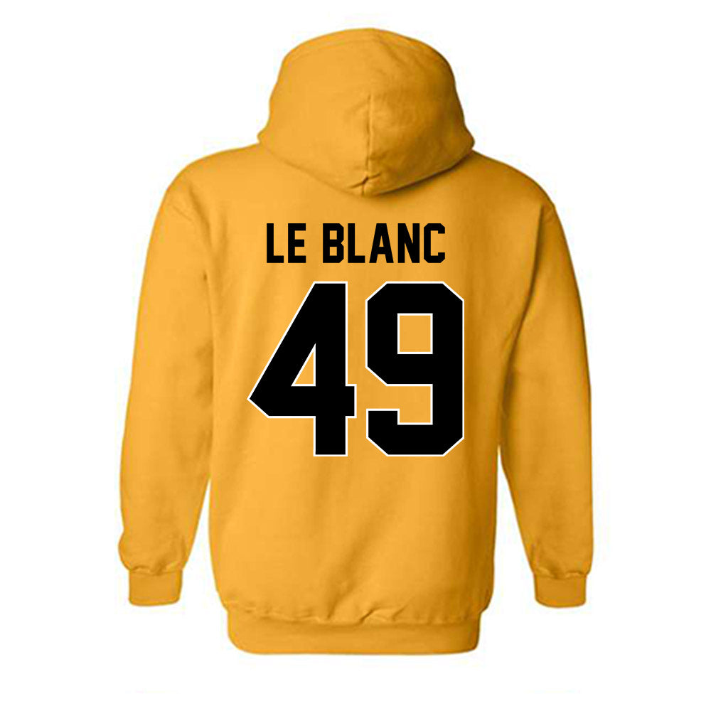 Missouri - NCAA Football : Brett Le Blanc - STP Gold Hooded Sweatshirt