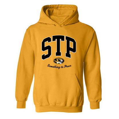 Missouri - NCAA Football : Trevez Johnson - STP Gold Hooded Sweatshirt