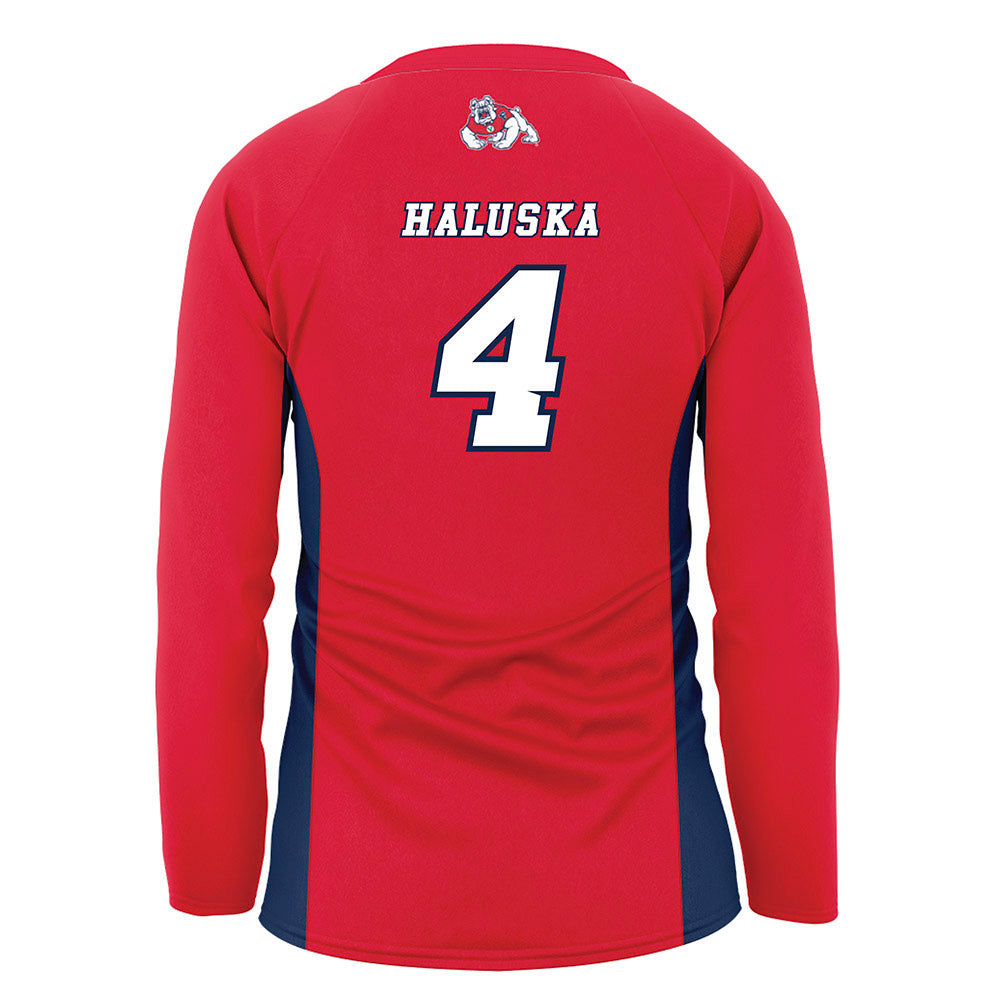 Fresno State - NCAA Women's Volleyball : Addison Haluska - Red Volleyball Jersey-1