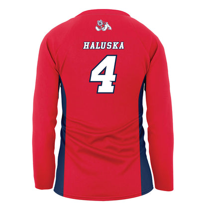 Fresno State - NCAA Women's Volleyball : Addison Haluska - Red Volleyball Jersey-1