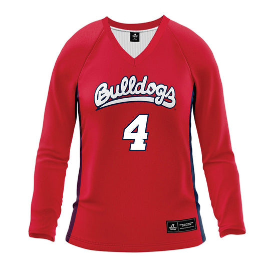 Fresno State - NCAA Women's Volleyball : Addison Haluska - Red Volleyball Jersey-0
