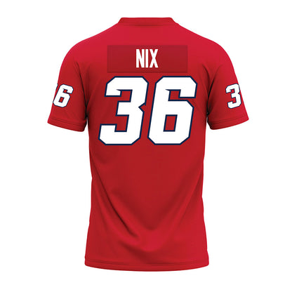 Fresno State - NCAA Football : Tommy Nix - Red Premium Football Jersey