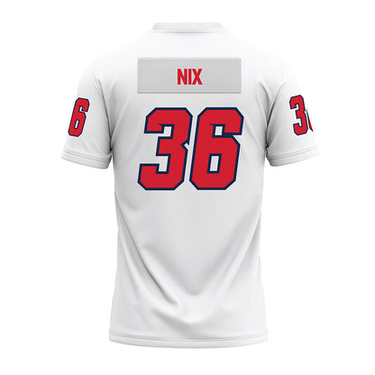 Fresno State - NCAA Football : Tommy Nix - White Premium Football Jersey
