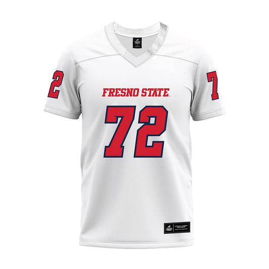 Fresno State - NCAA Football : Edward Fonua - White Premium Football Jersey