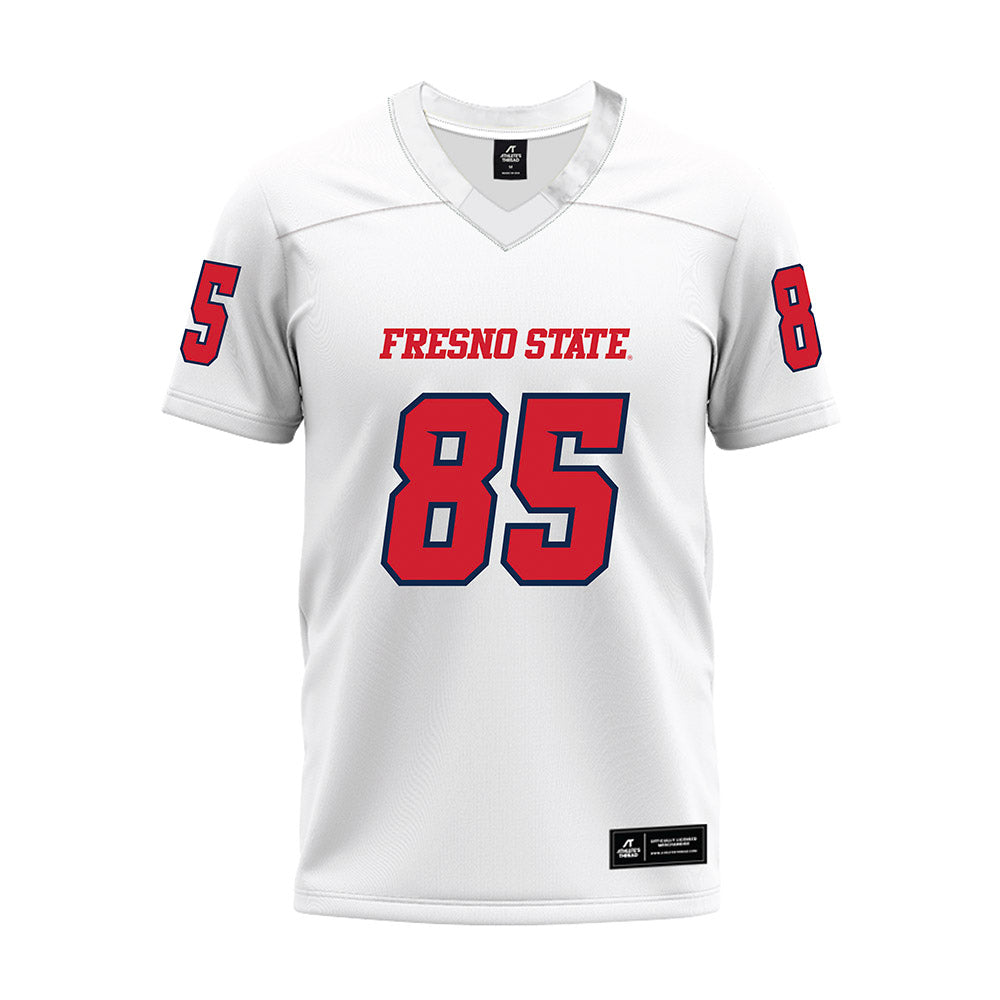Fresno State - NCAA Football : Josiah Ayon - White Premium Football Jersey-0