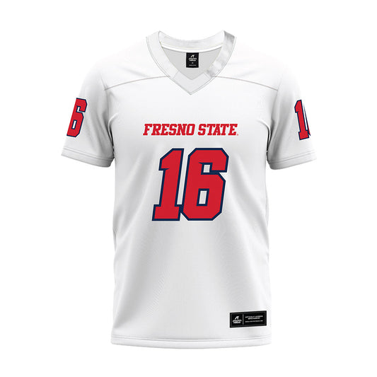 Fresno State - NCAA Football : Ah'Marion Ashley - White Premium Football Jersey