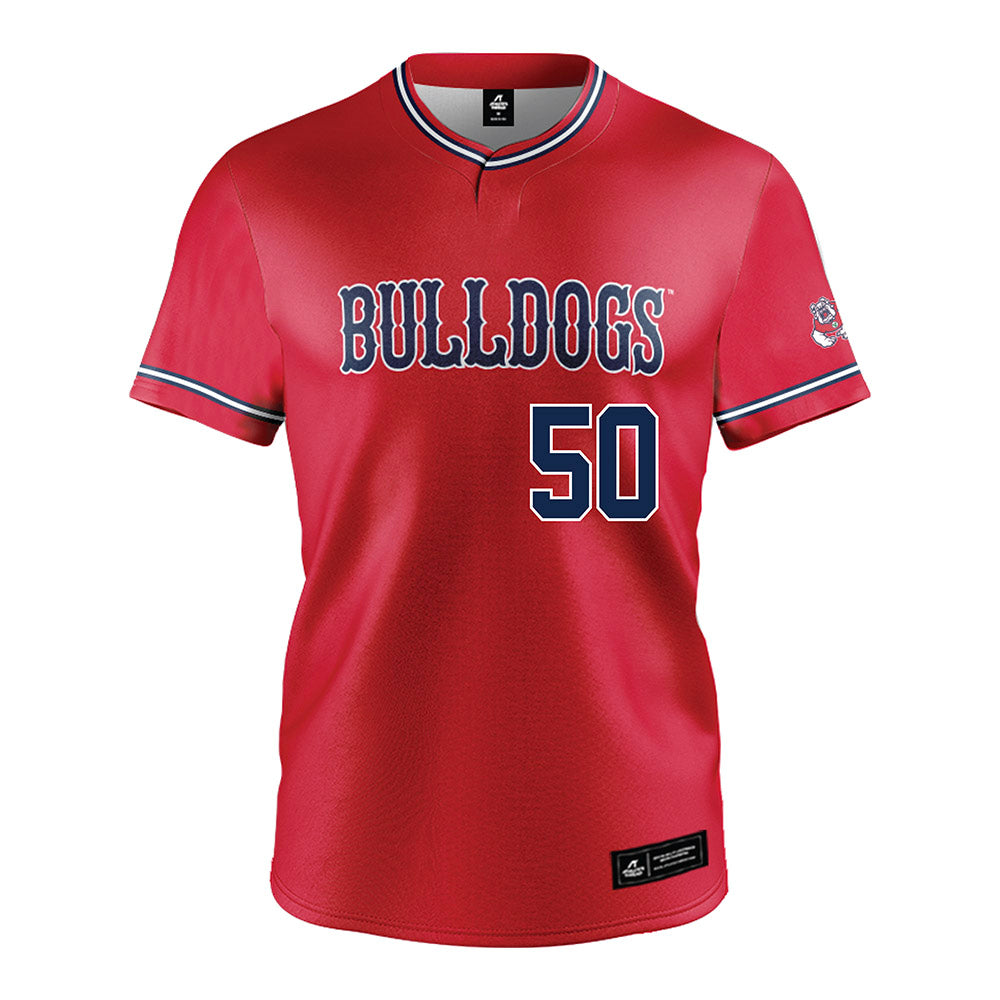 Fresno State - NCAA Baseball : Douglas Crystal - Red Jersey-0