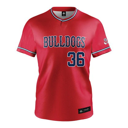 Fresno State - NCAA Baseball : Gavin Farinha - Red Jersey-0