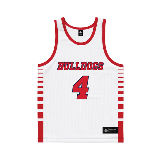 Fresno State - NCAA Men's Basketball : Cameron Faas - White Basketball Jersey-0